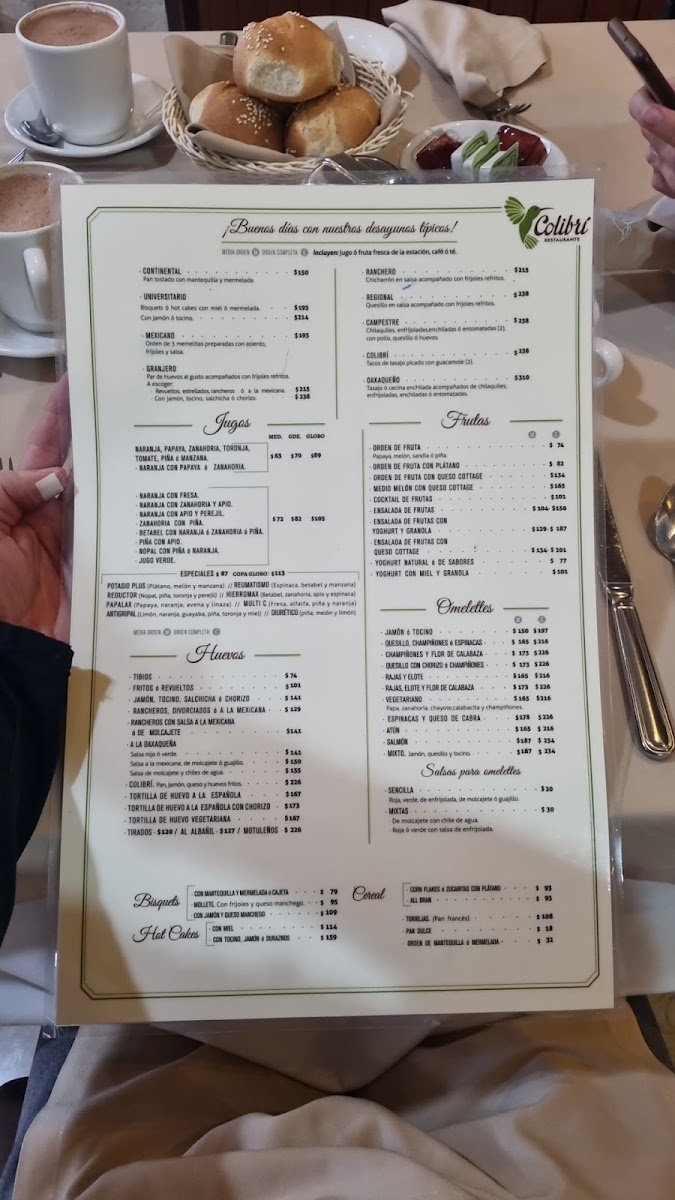 Restaurante Colibrí Menu - Image 6